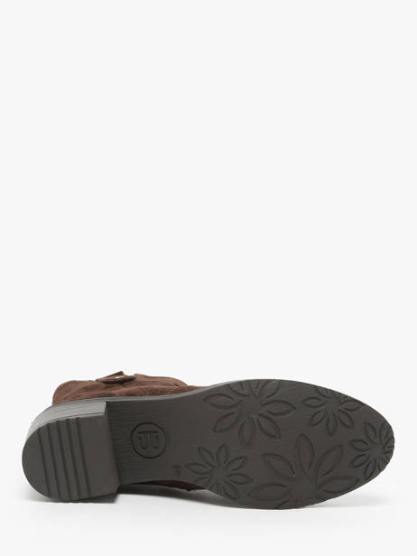 Enkellaarsjes Met Hak Uit Leder Tt. bagatt Bruin women 14006100 ander zicht 4